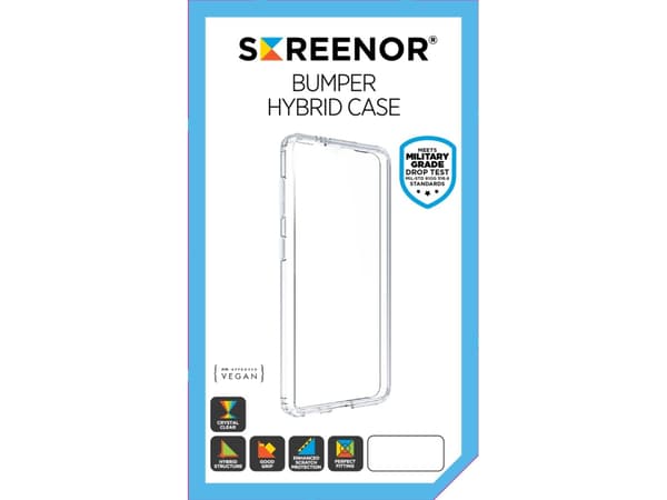 Screenor BUMPER, Suojus, Google, Pixel 9A, 16 cm (6.3"), Läpinäkyvä