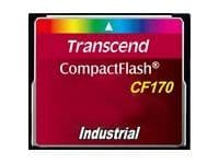 Transcend CF170 Industrial - Flash-minneskort - 16 GB - 170x - CompactFlash