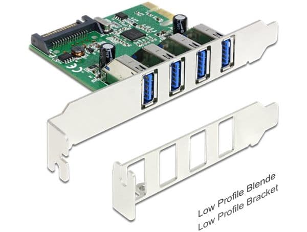 Delock - USB-adapter - PCIe 2.0 - USB 3.0 x 4