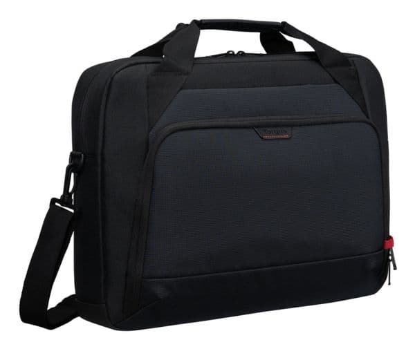 Targus Classic+ Clamshell - Notebookbæreveske - 17" - 18" - svart, rød