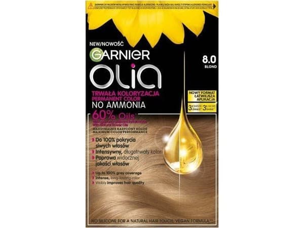 GARNIER_Olia Hiusväri 8.0 Vaalea