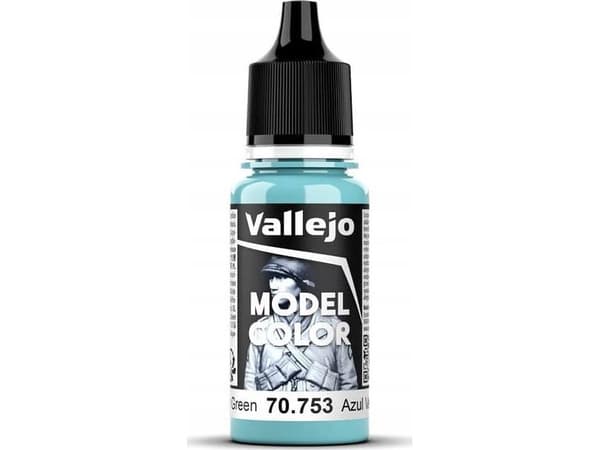 Vallejo 70.753 Model Color - Light Blue Green (18 ml)
