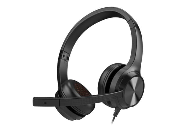 Creative Chat USB - Hodesett - on-ear - kablet - USB-C - svart