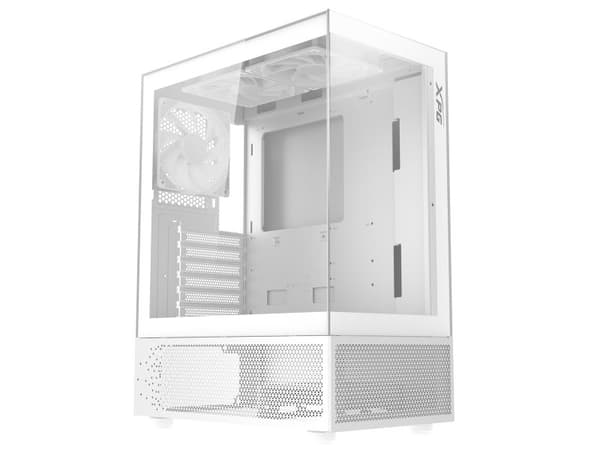XPG Invader X Mini, Midi Tower, PC, Hvit, ATX, Micro ATX, Mini-ITX, SPCC, 16,6 cm