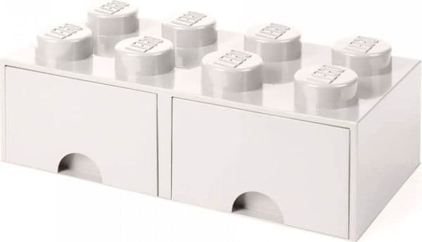 Lego Brick Skuff 8 hvit