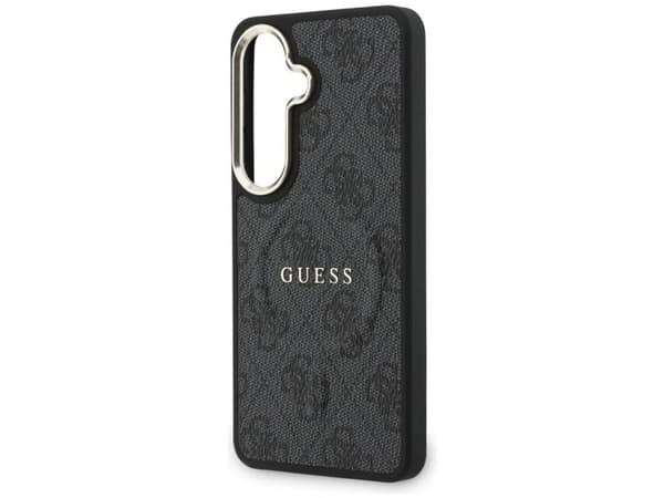 Guess 4G Embossed Ring MagSafe case for Samsung Galaxy S26+ - black