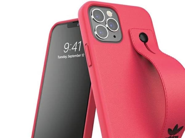 Adidas OR håndstropp-etui til iPhone 12 / iPhone 12 Pro - rosa
