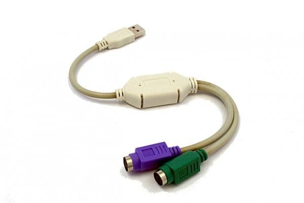 Gembird UAPS12 - Adapter för tangentbord/mus - USB