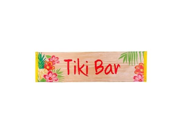 Tiki bar banner