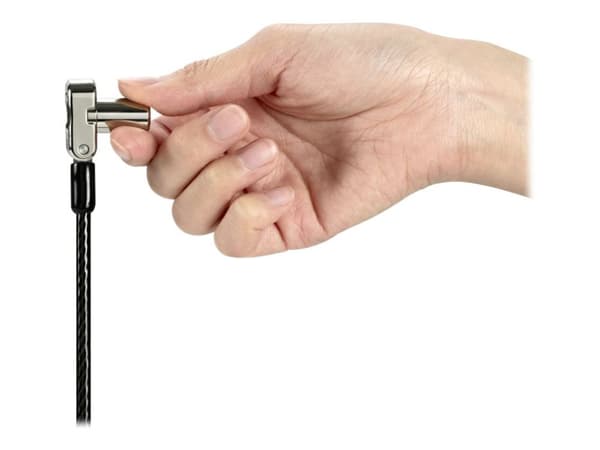 Kensington Universal 3-in-1 Combination Laptop Lock - Resettable - Lås för säkerhetskabel - 1.8 m