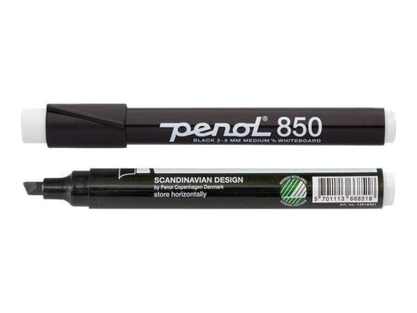 Whiteboardmarker Penol 850 sort 2-5mm (stk.)