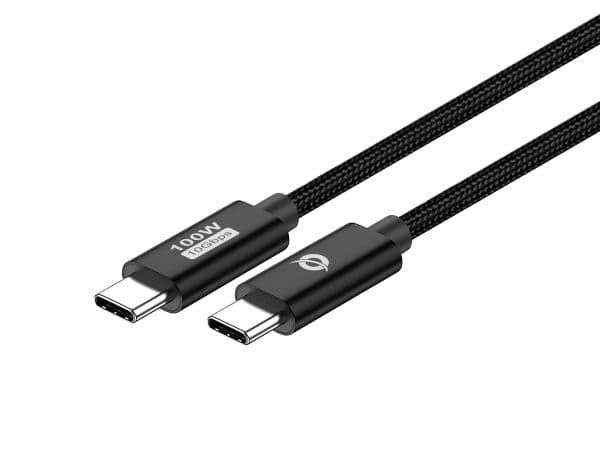 Conceptronic ETTA02B20, 2 m, USB C, USB C, USB 3.2 Gen 2 (3.1 Gen 2), 20 Gbit/s, Sort