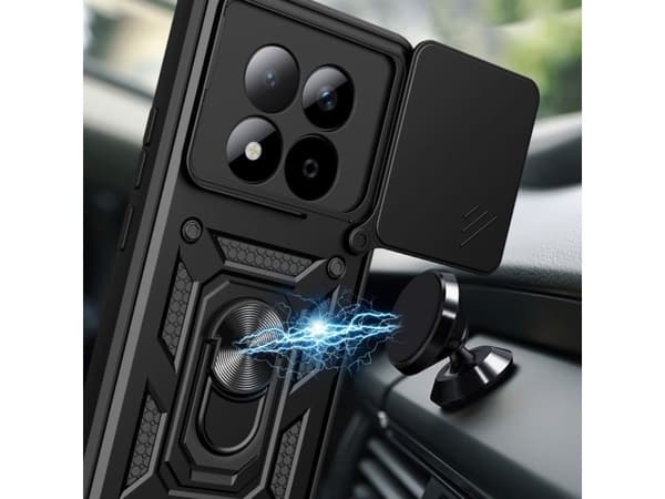 Tech-Protect CamShield Pro Case for Xiaomi Poco M8 Pro / Redmi Note 15 Pro+ 5G - Black