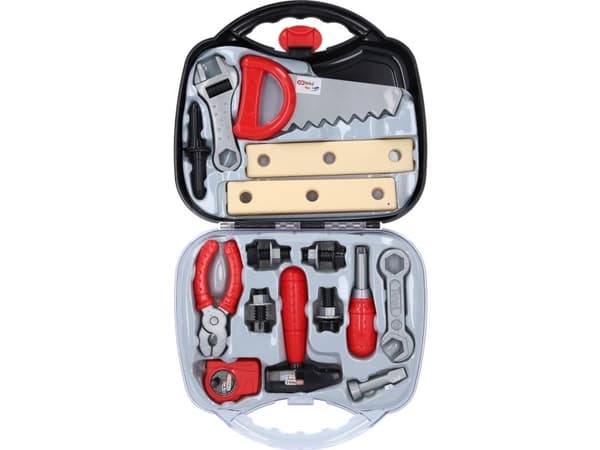 KS Tools 100203, Children''s tool set with tool box, 3 år