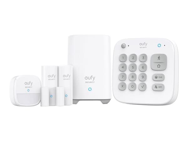 Eufy 5-Piece Home Alarm Kit - Hemsäkerhetssystem - trådlös - vit