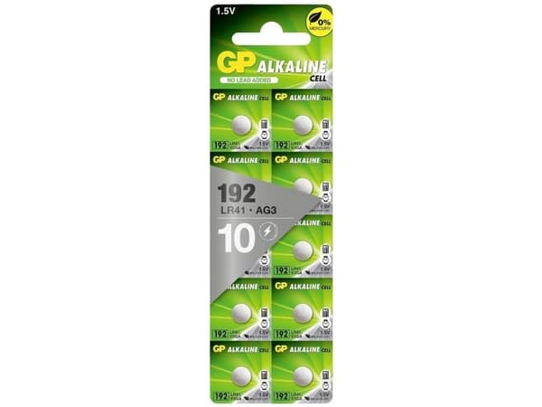 Alkaliskt klockbatteri 1,5V 192