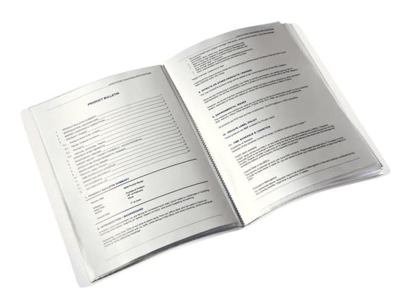 Esittelykirja Leitz WOW PP 20 taskua sininen - (10 kpl)