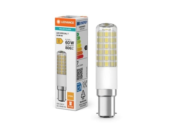 LED-lamppu 6.5W 827 B15D