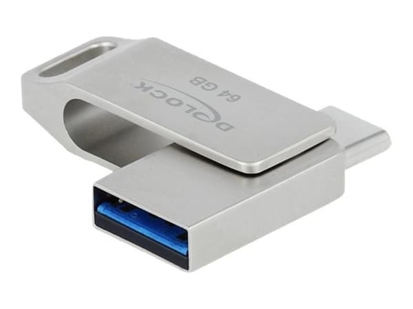 Delock - USB-flashstasjon - 64 GB - USB 3.2 Gen 1 / USB-C