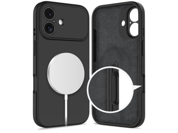 Silicone MagSafe iPhone 17 svart
