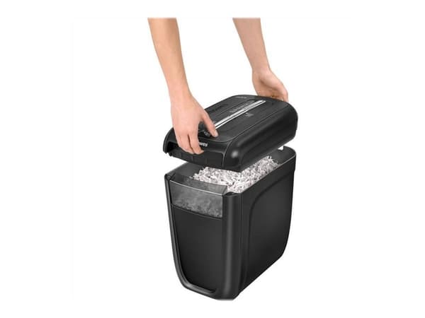 Makulaattori Fellowes Powershred LX65, krydsmakulering P4