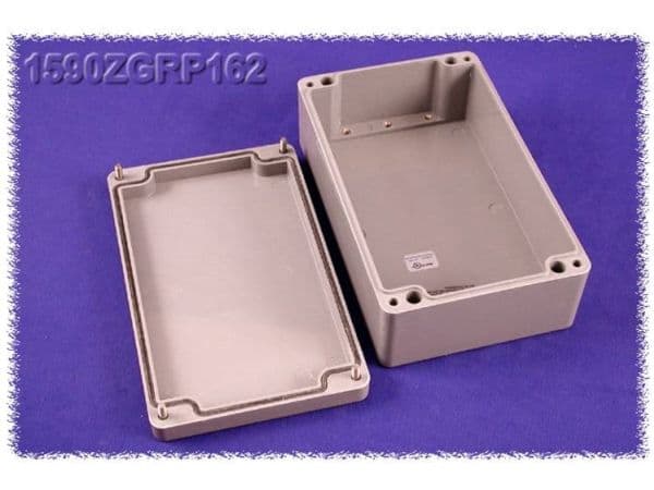 Hammond Electronics 1590ZGRP162PL Insert teräslevy Luonto 1 kpl