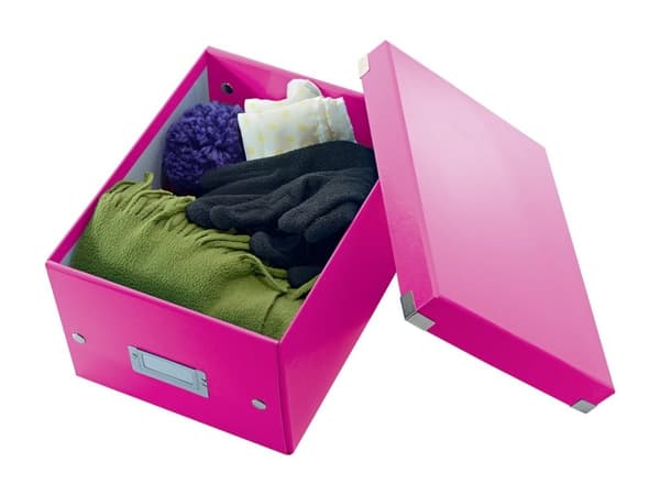 Leitz Click & Store - Förvaringsbox - för A5 (148 x 210 mm) - rosametallic