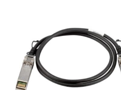 Brocade 10Gbps direct-attached SFP+ 1m, 1 m, Direct Attach Copper, SFP+, SFP+, Musta