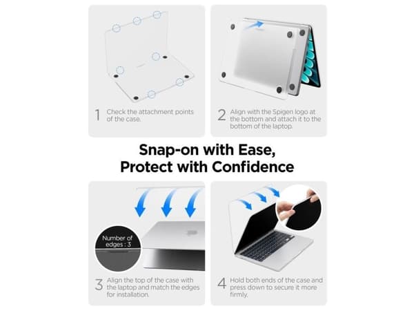 Spigen Air Skin, Rund (shell case), 33 cm (13")