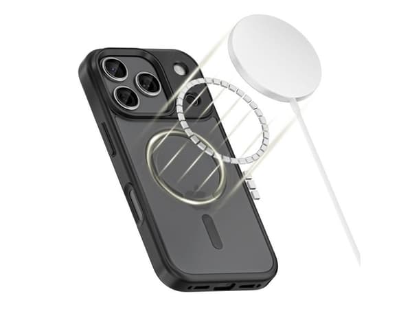 Tech-Protect MagMat XT 4-pack MagSafe-skal för iPhone 17 Pro - matt svart