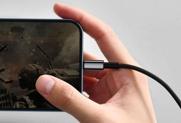 Baseus Tungsten, 1 m, Lightning, USB A, Hankjønn, Hankjønn, Sort