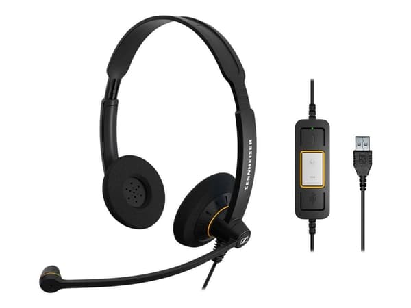 Headset Sennheiser SC 60 USB med ledning, stereo