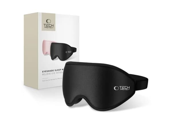 TECH-PROTECT EYESHADE sovemaske matt svart
