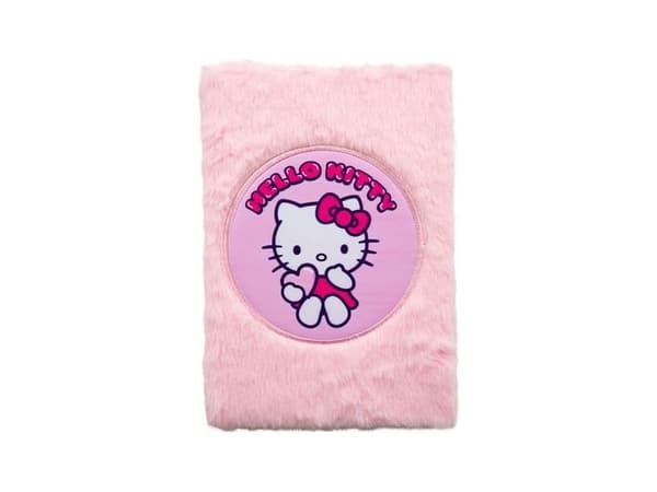 Hello Kitty notesbog med plys
