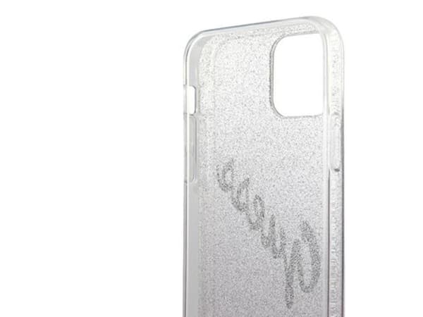 Guess GUHCP12MPCUGLSPI iPhone 12/12 Pro 6,1" rosa/rosa hardcase Glitter Gradient Script