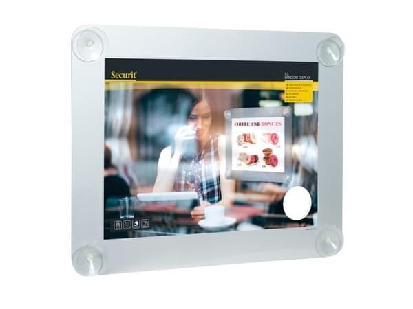 Securit PFW-A3-GY, Plast, Bärbar