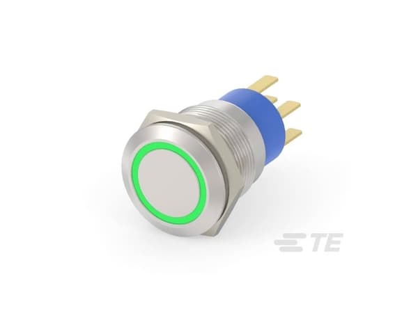 TE Connectivity TE AMP belysta tryckknappbrytare 1 st bricka