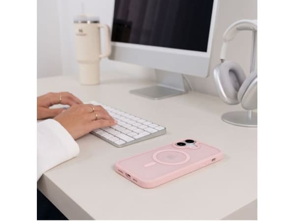 Tech-Protect BasicMag MagSafe iPhone 17 Case - Matte Pink