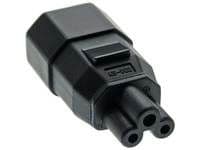MicroConnect - Stikadapteri - IEC 60320 C5 - IEC 60320 C14