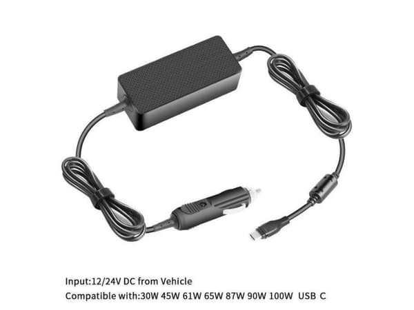 CoreParts - Bilstrømadapter - 100 watt - 5 A - PD 3.0 (USB-C)