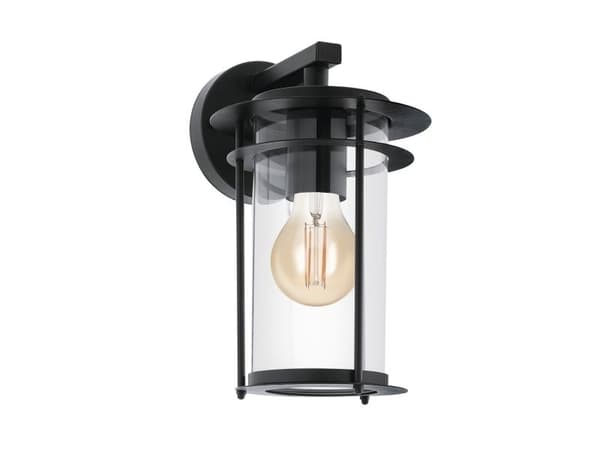 EGLO VALDEO utendørs vegglampe sort