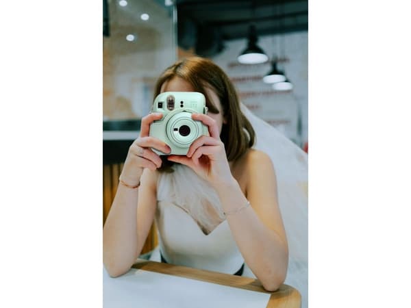 LoveInstant deksel til Fujifilm Instax Mini 12 - blå
