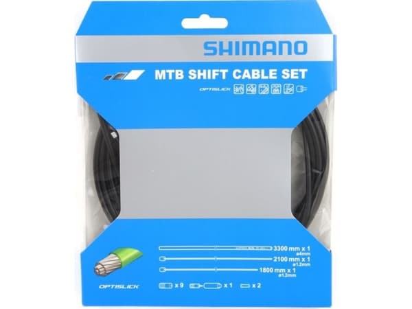 Shimano Optislick MTB vaiersett, svart