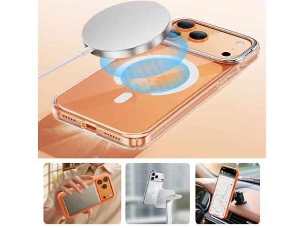 Tech-Protect MagSafe magnetring MMP-200 til telefon - hvit