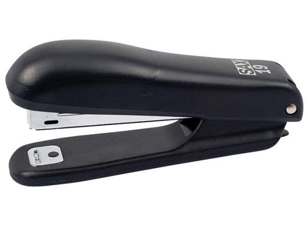 SAX stiftemaskin OPPTIL 10 SIDER SORT INTEGRERT STIFTEFJERNER GRATIS (ISAX19-05+10/5)