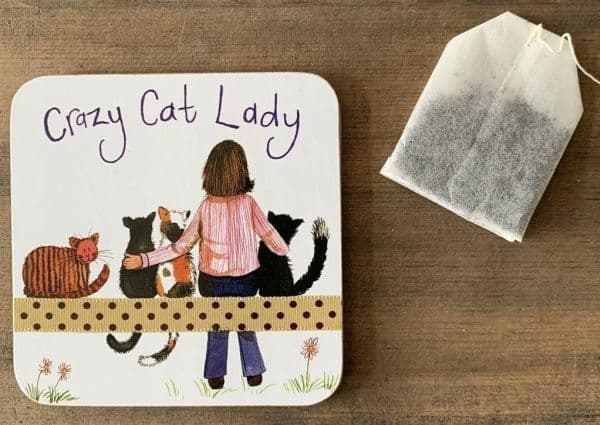 C153 Crazy Cat Lady mug pad