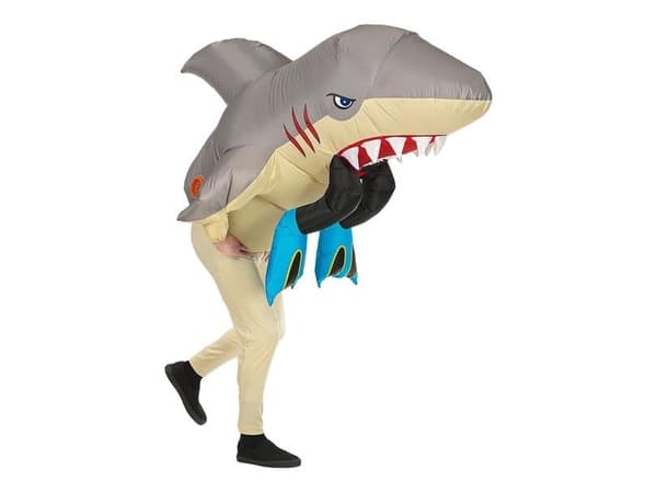 Shark Attack uppblåsbart kostym