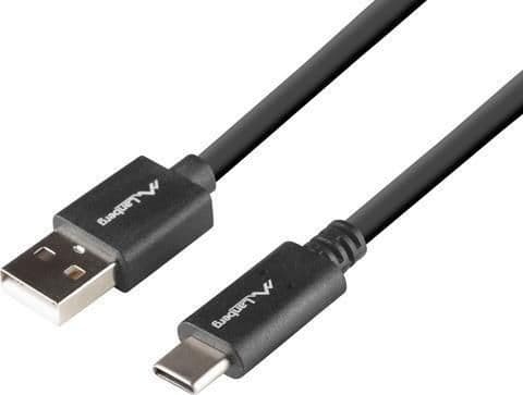 Lanberg USB-A til USB-C-kabel 1 m svart (CA-USBO-15CU-0010-BK)