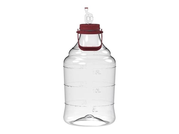 UNBREAKABLE DEMIJOHN 20L håndtak/luftlås