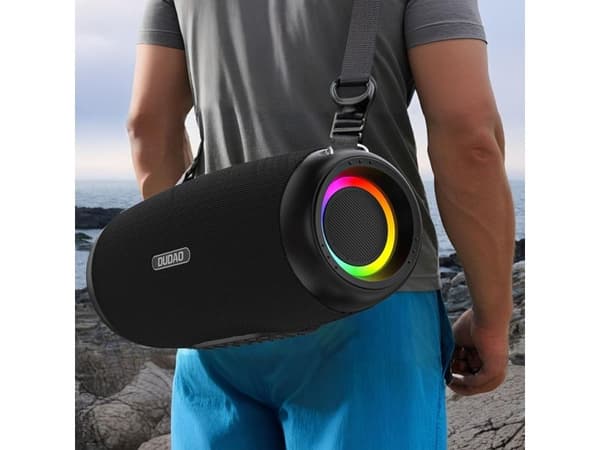 Dudao Y21Pro Wireless Speaker with RGB Backlight Bluetooth 5.3 - Black